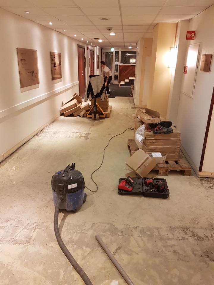 Industri og Maling AS – gulvlegging i Harstad